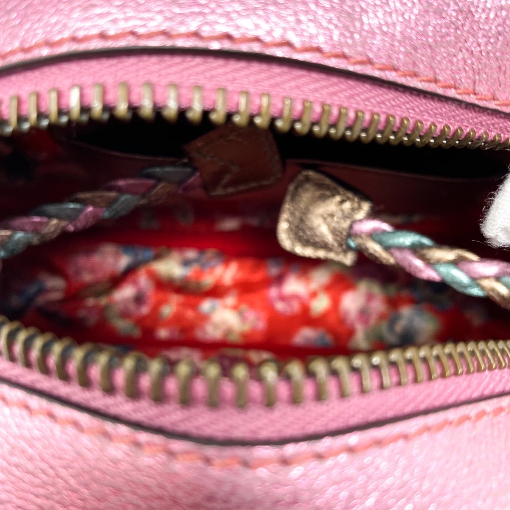 GUCCI Trapuntata Crossbody Shoulder Bag Pink Green - Picture 10 of 15